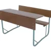 Secondary Double Combination School Desk Supawood