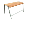 Secondary Double School Desk Supawood A Frame