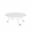 FlipTop mobile CONFERENCE TABLE white edge