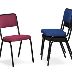 Rickstacker Tablet Chair (Excl Tablet) - Stackable, Uncovered (Black)