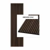 Smoked Oak Slatted Wall Panel 600 X 2400mm — Progress Office Furniture Durban