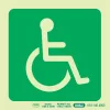 PHOTOLUMINESCENT 190MM SAFETY SIGN -E25-PARAPLEGIC SYMBOL — Progress Office Furniture Durban