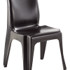 Integra Fully Moulded Plastic Chair - Black