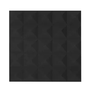 Acoustic Panel Pyramidfoam 500x500mm Black — Progress Office Furniture Durban