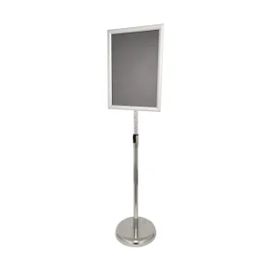Lollipop aluminium poster frame stand A4 — Progress Office Furniture Durban