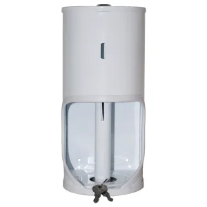 Janitorial TR2 Toilet Roll Holder Lockable - Mild Steel White — Progress Office Furniture Durban