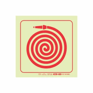 PHOTOLUMINESCENT 190MM SAFETY SIGN - F29-FIRE HOSE REEL — Progress Office Furniture Durban