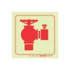PHOTOLUMINESCENT 190MM SAFETY SIGN - F30-FIRE HYDRANT — Progress Office Furniture Durban