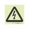 PHOTOLUMINESCENT 190MM SAFETY SIGN - F33-DANGER ELECTRIC SIGN — Progress Office Furniture Durban