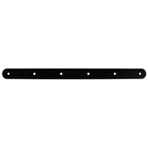 Slatted Panel Multi-Hook Bracket Black Steel Wall Hook Rail — Progress Office Furniture Durban