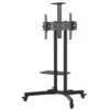Mobile TV Stand for 32"65" Screens with Adjustable Height & AV Shelf — Progress Office Furniture Durban