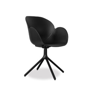 Holly Black Spider Base Tub Chair