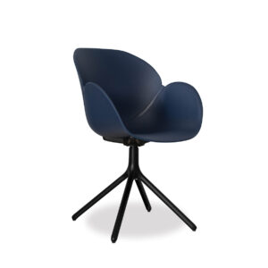 Holly Black Spider Base Tub Chair
