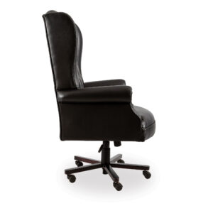 Judges high back office chair side view