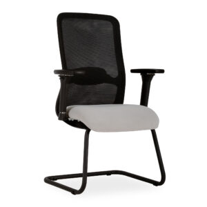 Tide Sleigh Black Frame Mesh Office Chair