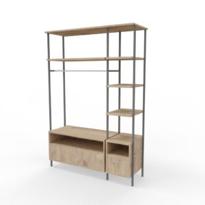 BACKDROP DISPLAY CLOTHES UNIT STYLE 01 2 Entrawood SYS163004-001