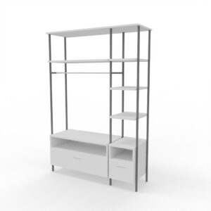 BACKDROP DISPLAY CLOTHES UNIT STYLE 01 3 Entrawood SYS163004-001