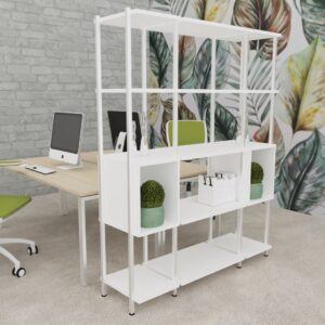 BACKDROP DISPLAY UNIT SINGLE DOOR UNIT+SHELF 4 Entrawood SYS163006-004