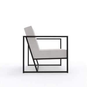 CUBE LOUNGE CHAIR VULCAN FABRIC 4 Entrawood LOU728002-001
