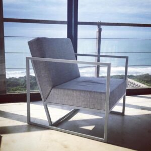 CUBE LOUNGE CHAIR VULCAN FABRIC 2 Entrawood LOU728002-001