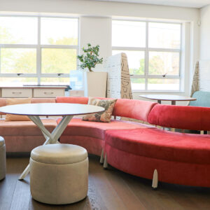 Rocket Wave inward curve sofa - Half back. UNCOVERED 2 Entrawood COC739016-001