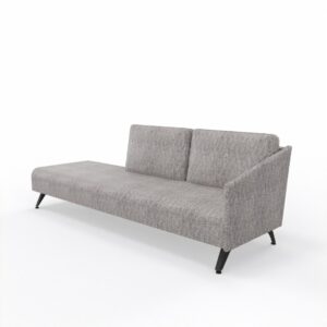 ENVY DAY LOUNGER LHS WITH BACK CUSHION-UNCOVERD 4 Entrawood ENV735004-001