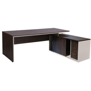 JUNO EXECUTIVE DESK RHS INCLUDES SIDE STORAGE 5 Entrawood PAN201010-001