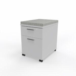 MOBILE PEDESTAL 1 DRAWER 1 FILER 3 Entrawood UNI101001-001