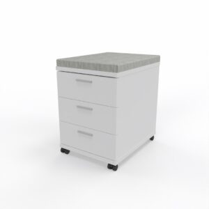 MOBILE PEDESTAL 1 DRAWER 1 FILER 2 Entrawood UNI101001-001