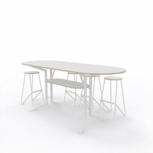 ROCKET STAND-UP MEETING TABLE 22MM MELAMINE 3 Entrawood MEB365003-001