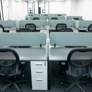 BETTR A-LEG SLIM DUAL DESK SHARED PEDESTAL 3 Entrawood STE294202-001