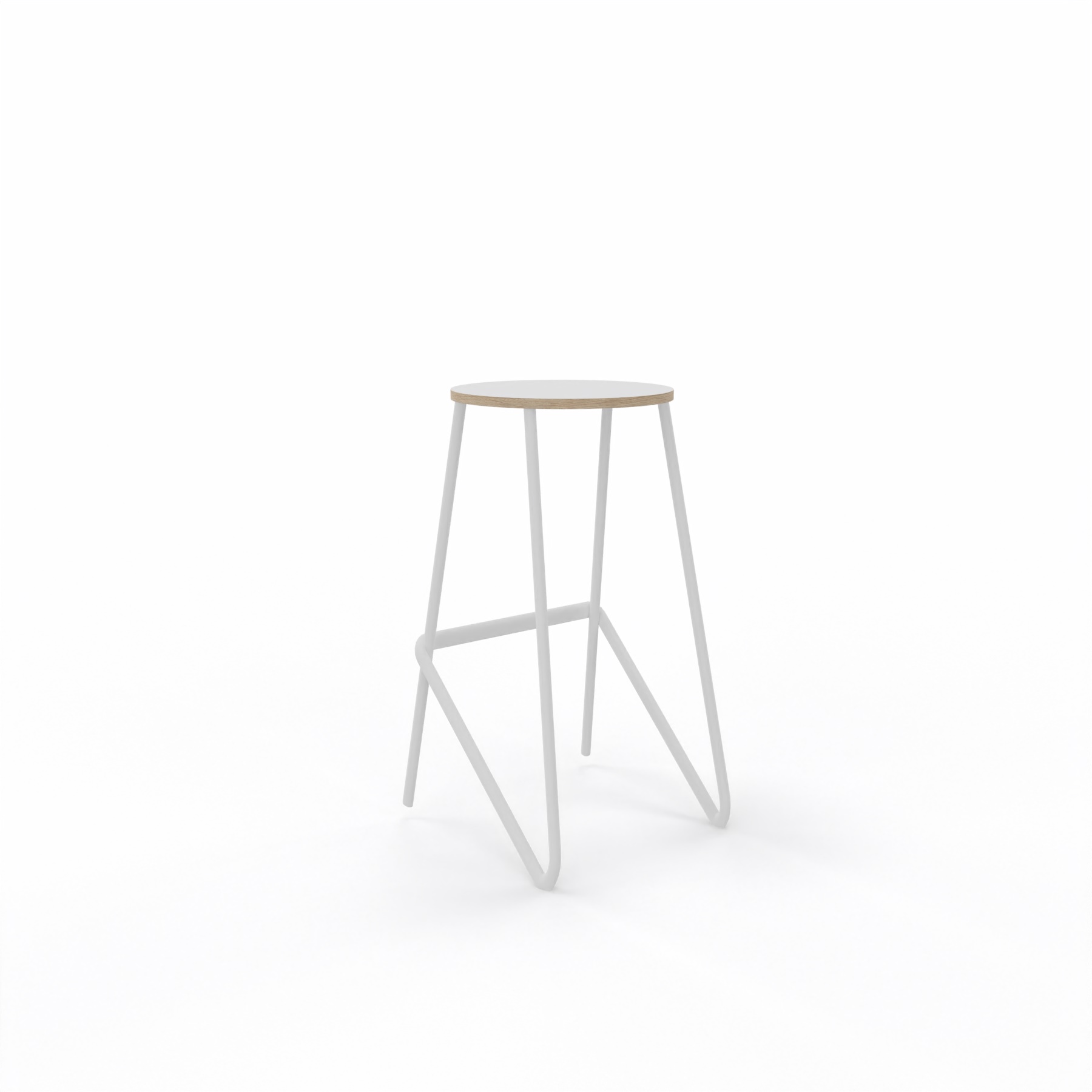 barstool-white-HPL-Ply.jpg Entrawood MILA BARSTOOL - MDF SEAT upgraded