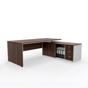 JUNO EXECUTIVE DESK RHS INCLUDES SIDE STORAGE 3 Entrawood PAN201010-001