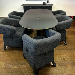 MALUTI HEIGHT ADJUSTABLE FRAME MEETING TABLE+PROGRAMMABLE 2 Entrawood MEB357257-001