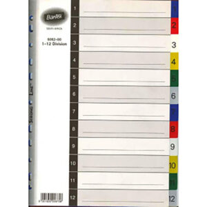 BANTEX BOARD A4 FILE INDEX WHITE