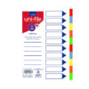 Marlin File Divider Pp A4 10 Tab Asst