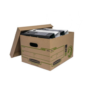 Fellowes Box Storage 220x324x104 Pvc Solid Blue 4pk