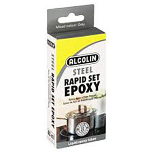 Alcolin Adhesive Epoxy Rapid Set 40ml Steel