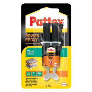 Pattex Adhesive Epoxy Power Mini Mix 6ml Clear Crd