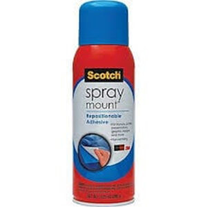 3M Adhesive Spray Scotch Mount 300ml Blue Lid