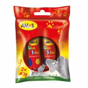 Amos Adhesive Glue Stick 40g Hangsell 2’s