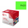 Redfern Label Colour Box 19×25 Redfern Flu Green
