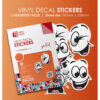 Redfern Label Signs Vinyl Decal Faces 6pk