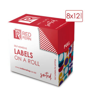 Redfern Label White Roll Redfern 8×12 White