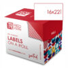 Redfern Label White Roll Redfern 16×22 White