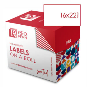 Redfern Label White Roll Redfern 16×22 White