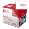 Redfern Label White Roll Redfern 19×25 White