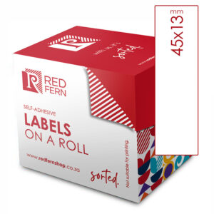 Redfern Label White Roll Redfern 45×13 White