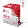 Redfern Label White Roll Redfern 50×13 White