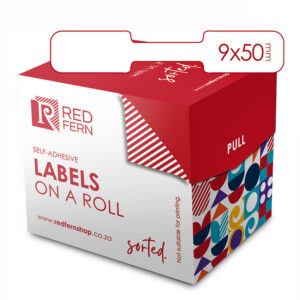 Redfern Label White Roll Redfern 9×50 White
